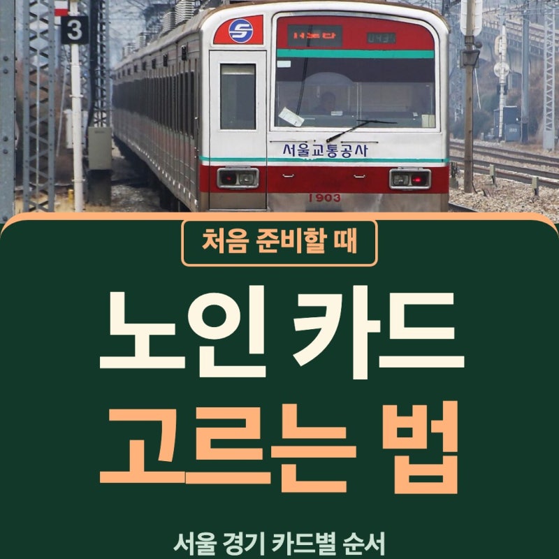 65세 교통카드 발급 노인 지하철카드 경로우대카드 첫 선택부터 편안하게