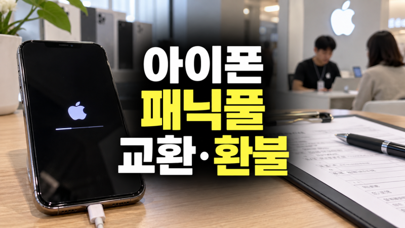 아이폰 패닉풀 확인법과 교환/환불 조건