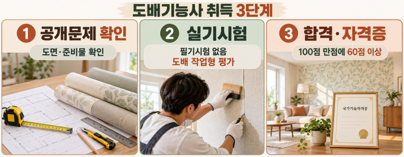 도배자격증 취득 방법