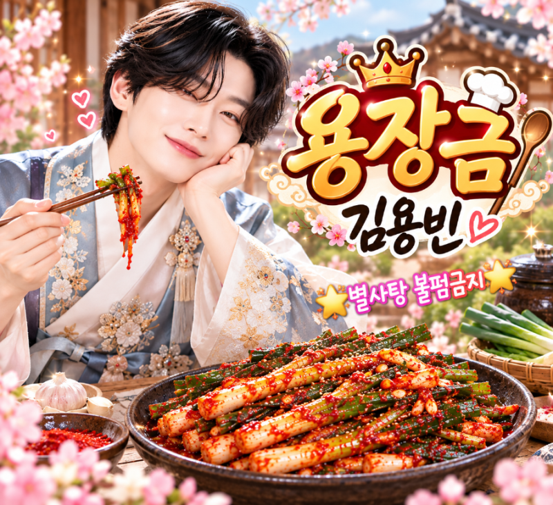 김용빈 용장금이 만든 대파김치, 도대체 얼마나 맛있길래?