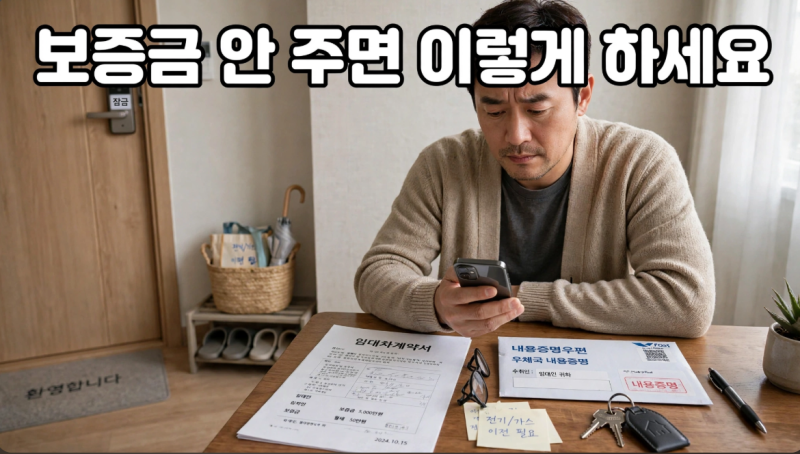 전월세 보증금 반환 지연 총정리｜내용증명 작성법부터 임차권등기명령까지