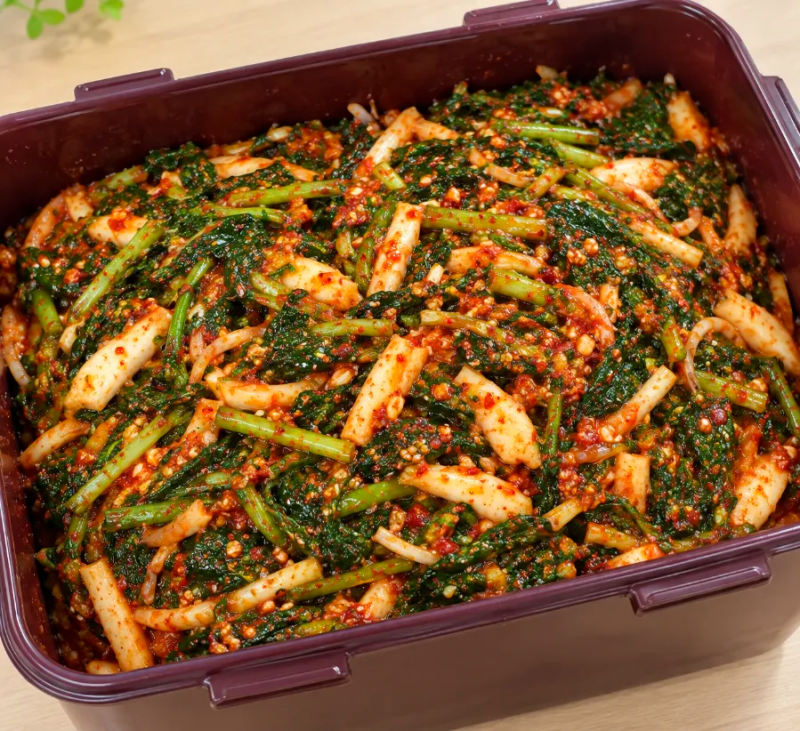무김치/무청김치 만드는 법, 열무김치나 총각김치 처럼 맛있게 담그는 솎은 무청김치