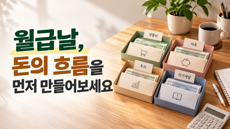 월급날 자동이체, 무엇부터 해야 할까? 돈의 흐름을 만드는 방법