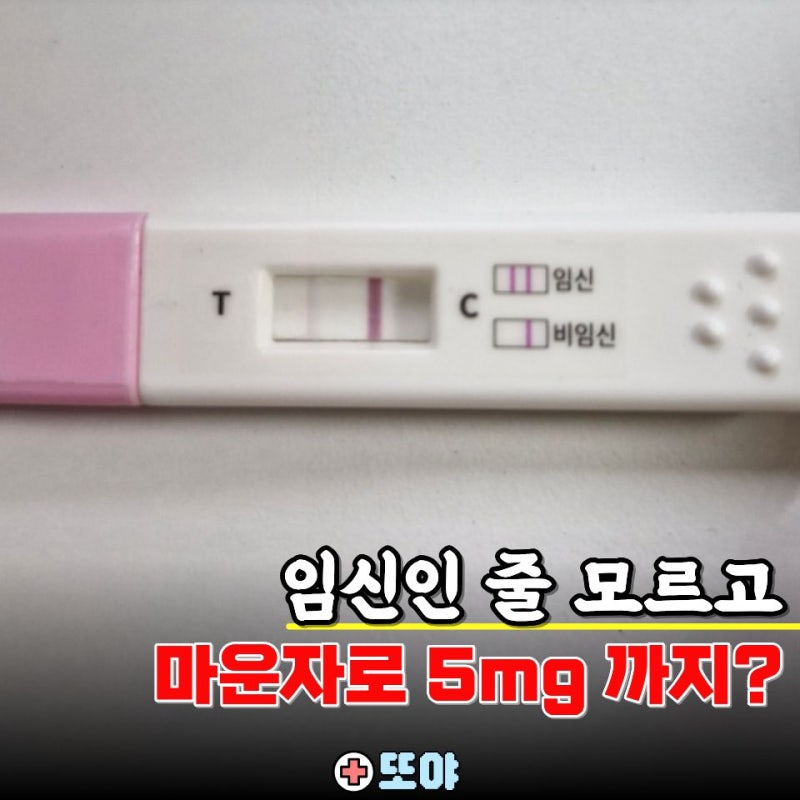 마운자로 맞다가 임신, 임신인 줄 모르고 5mg까지 맞았는데 괜찮을까?