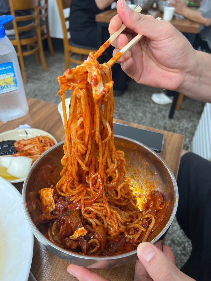 울진 죽변항 맛집 제일반점 오픈런방법 비빔짬뽕밥 비빔짬뽕면 탕수육이 진짜!