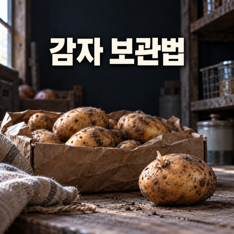 감자 보관법 좋은 방법｜냉장고에 넣으면 안 되는 이유와 싹 방지법