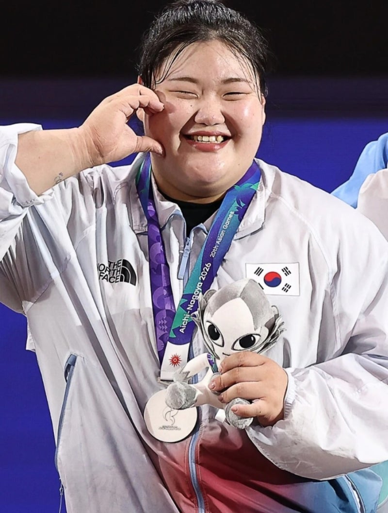 박혜정 역도 은메달! 한국신기록 300kg