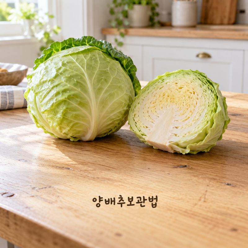 양배추보관법, 한 통 사서 끝까지 싱싱하게 먹으려면?