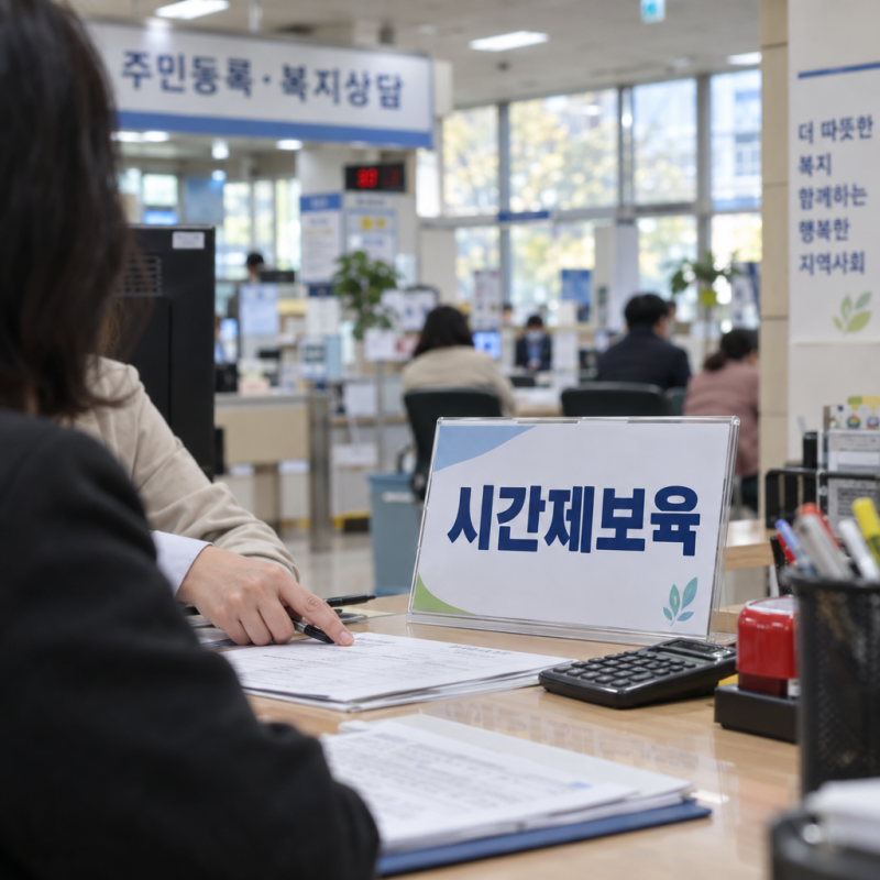 시간제보육 "시간당 2천원" 어린이집 안 다녀도 맡길 수 있습니다