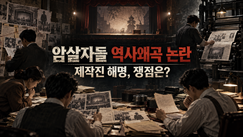 암살자들 역사왜곡 논란, 제작진 해명 들어보니 달라지는 쟁점 4가지