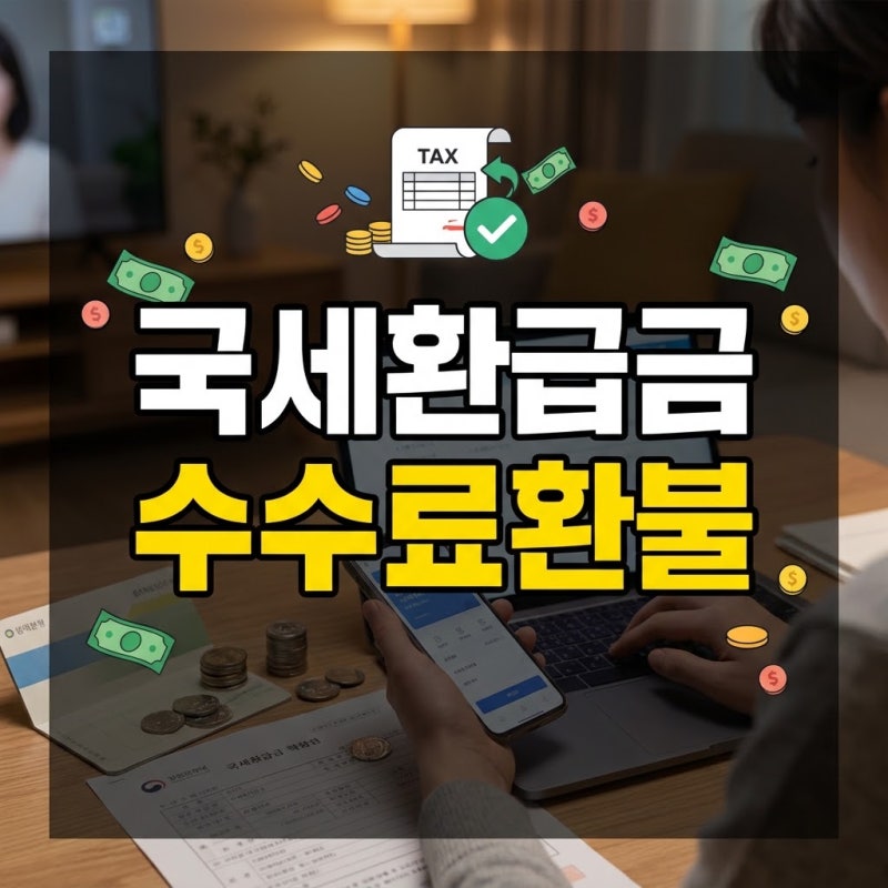 국세청 환급금 조회 방법 및 삼쩜삼 수수료 환불 절차 총정리
