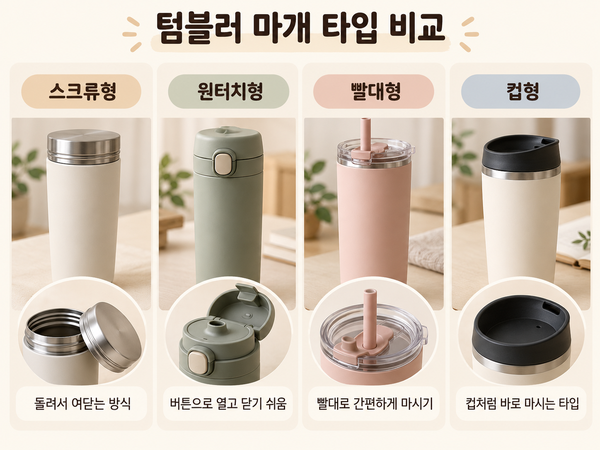 보온병·텀블러 고르는 법｜용량·뚜껑·세척·보온 체크