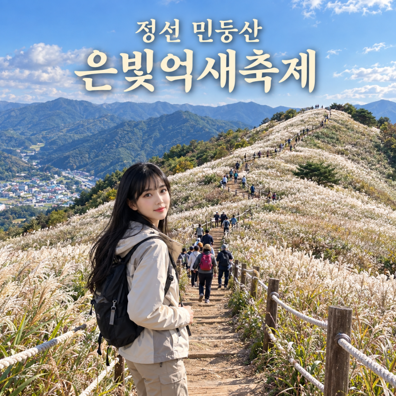 정선 민둥산 억새축제, 돌리네와 정상까지 걷는 길