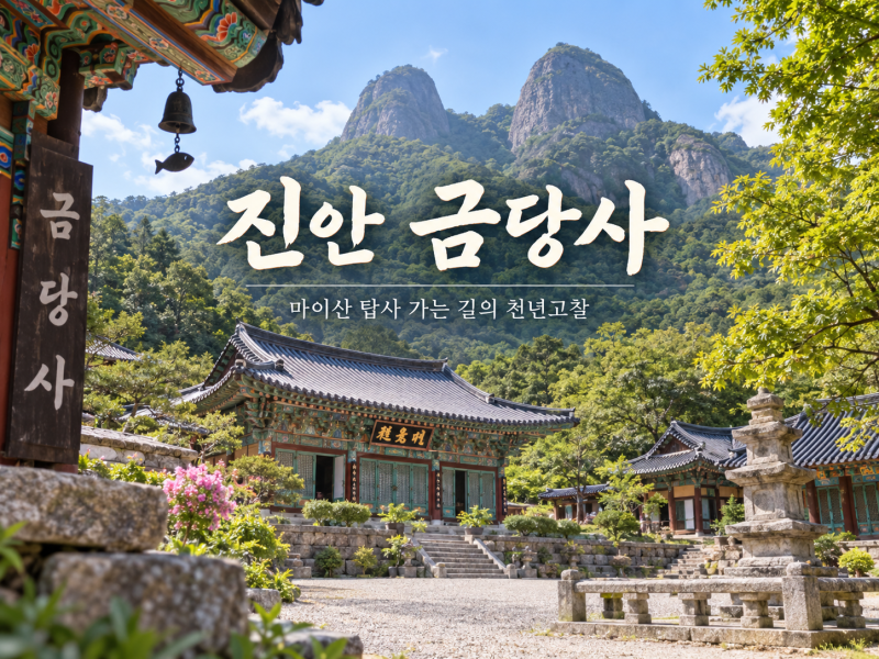 진안 금당사, 마이산 탑사 가는 길에 만나는 천년고찰