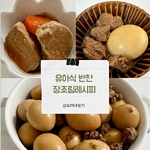 유아식 반찬 추천 냉장고에 쟁여두기 좋은 아기 반찬 장조림 레시피