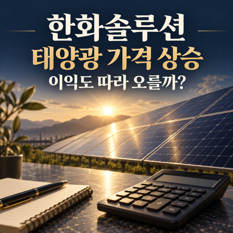 한화솔루션 주가, 미국 태양광 가격 40% 뛰었다는데…이익도 늘어날까?