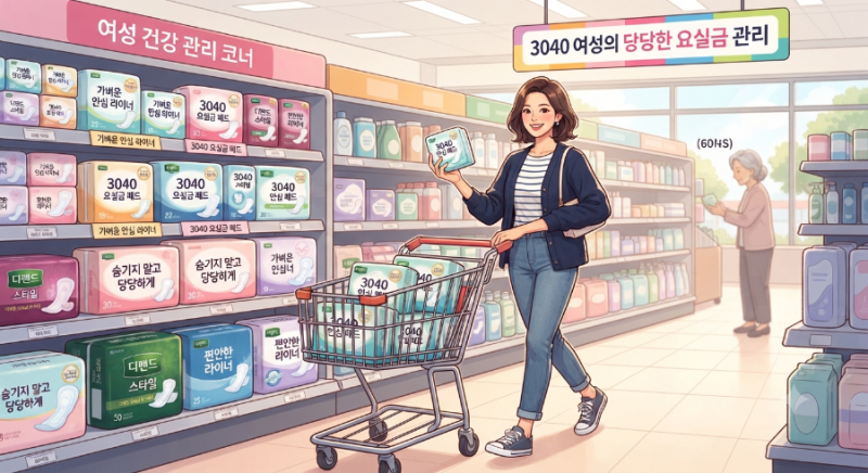 "“처음엔 민망했지만…” 노년층 전유물이었던 요실금 패드, 3040 여성이 사들이는 진짜 이....