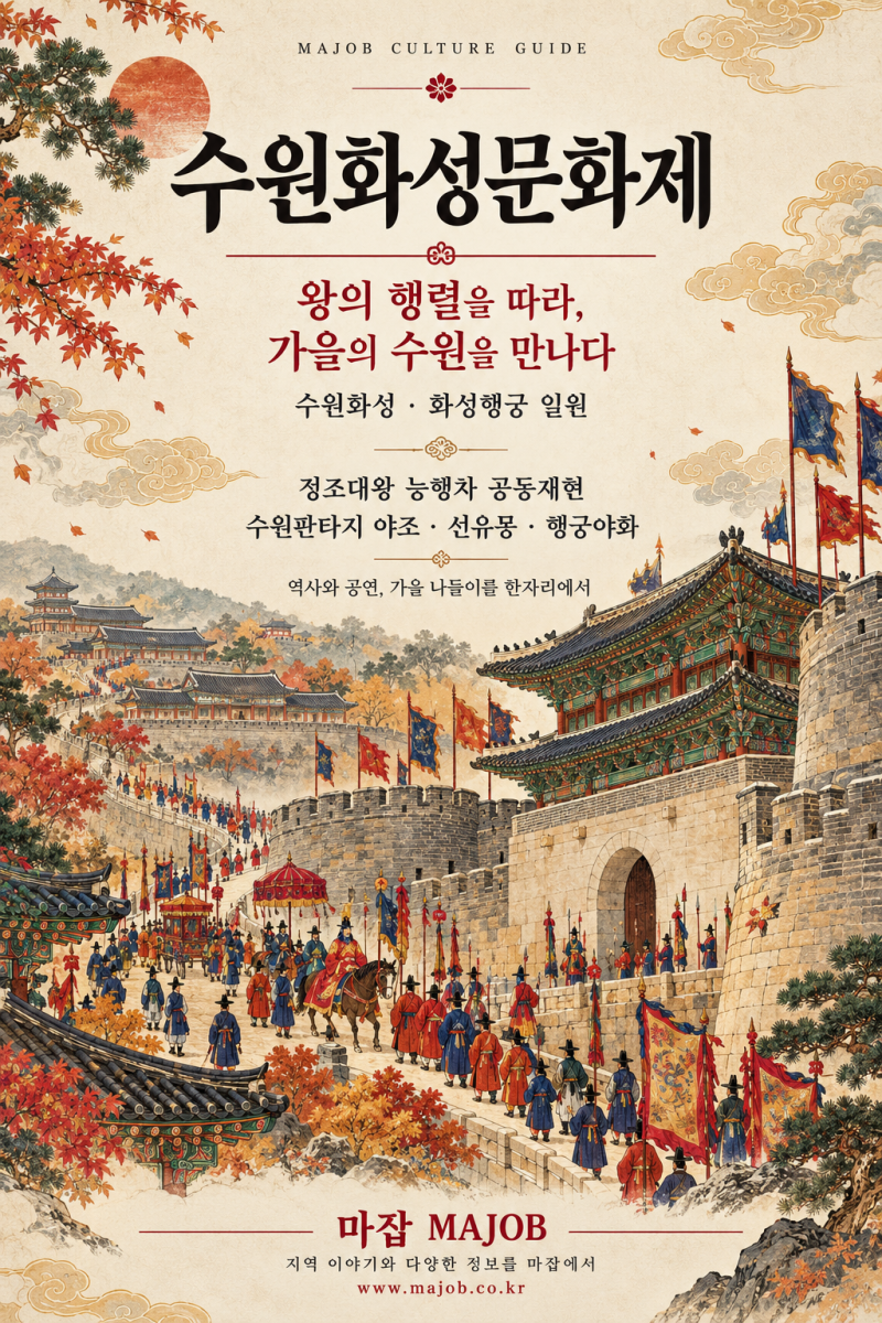 2026 제63회 수원화성문화제 총정리｜정조대왕 능행차부터 야조·선유몽까지, 10월 수원에서 ....
