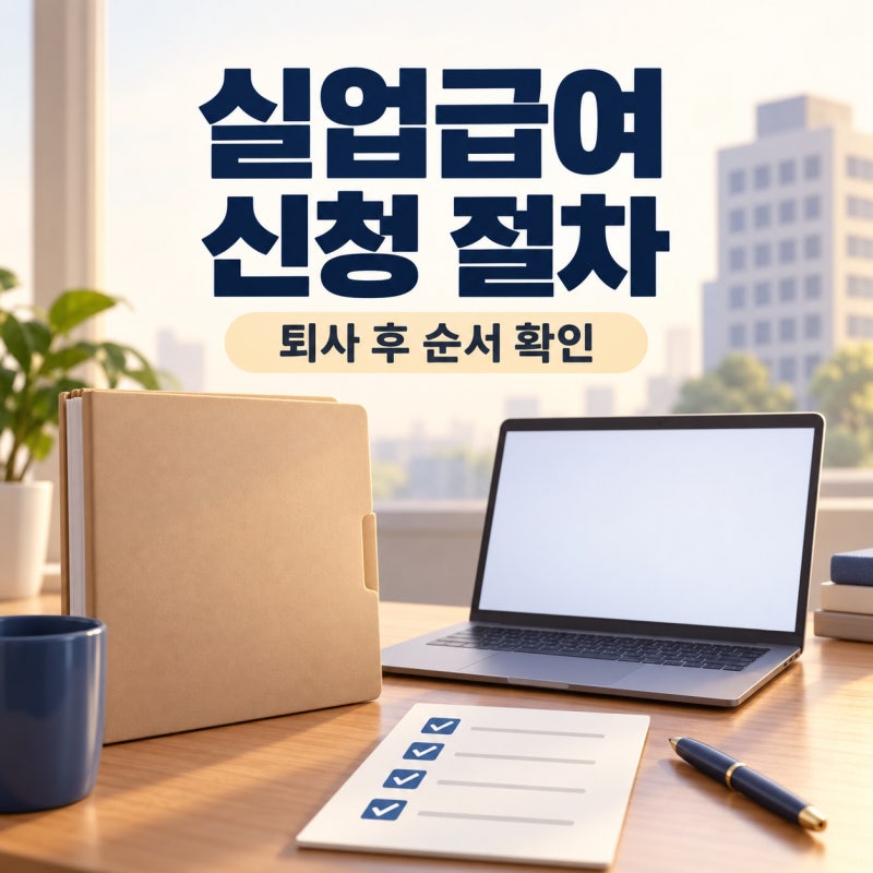 실업급여 신청 절차 어떻게 되나요? 퇴사 후 고용24에서 해야 할 순서