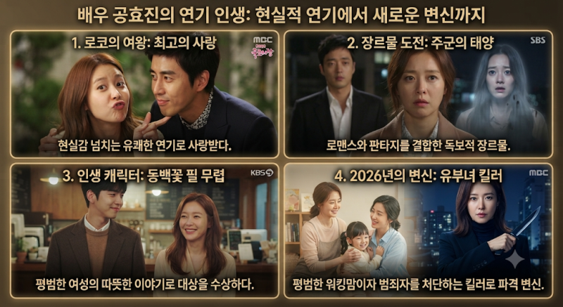 Gong Hyo-jin's Complete Profile: From "The Greatest Love" to "When the Camellia Blooms" and "Married Woman Killer"
