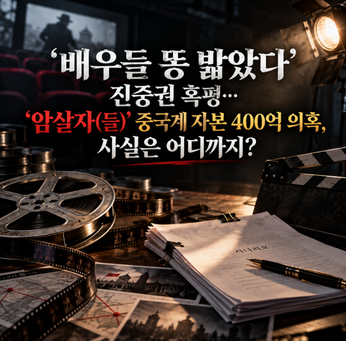 ‘배우들 똥 밟았다’ 진중권 혹평…‘암살자(들)’ 중국계 자본 400억 의혹, 사실은 어디까....