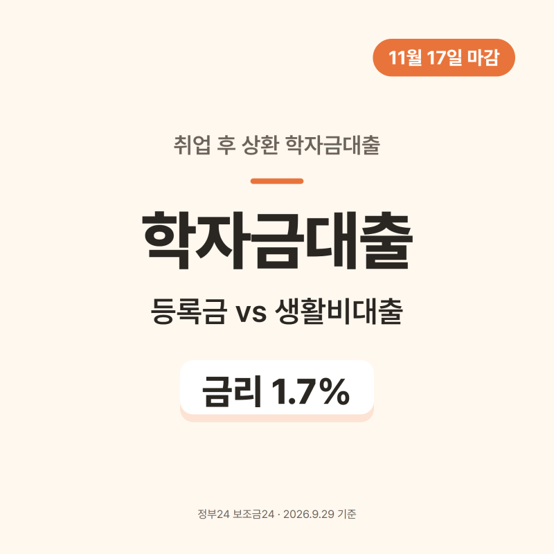 학자금대출 등록금 vs 생활비대출, 소득 조건부터 달라요
