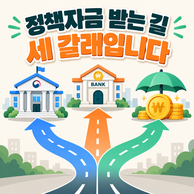 정책자금 직접대출 대리대출 차이, 이차보전까지