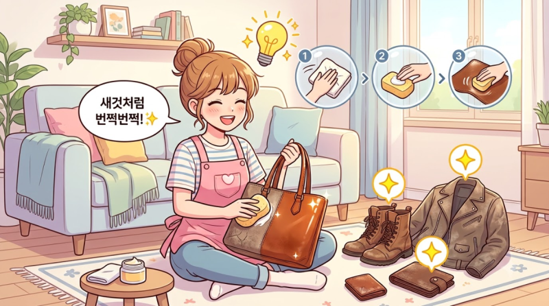 다이소 가죽 복원크림 쓸 수 있는 소재와 올바른 바르는 법