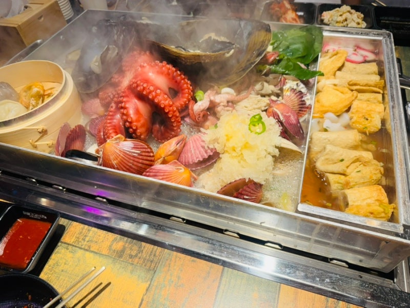 아산 신정호 맛집 해물과갈비찜 해물전골 추천