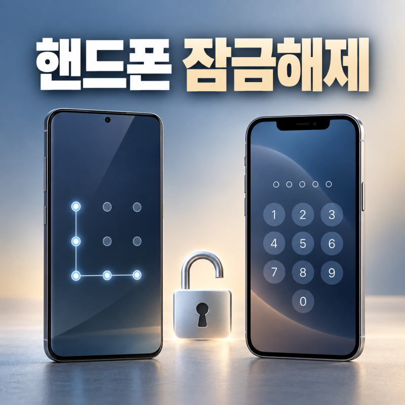 핸드폰 잠금해제 고인 휴대폰 데이터 추출
