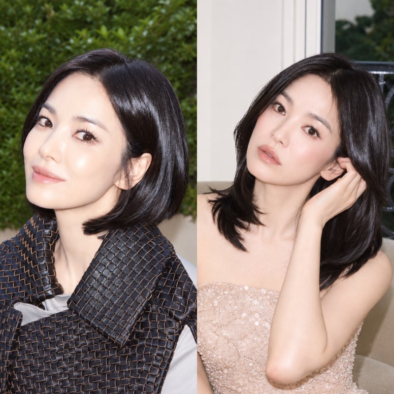 44세 맞아? 송혜교 동안 단발 vs 고급스러운 중단발 비교!
