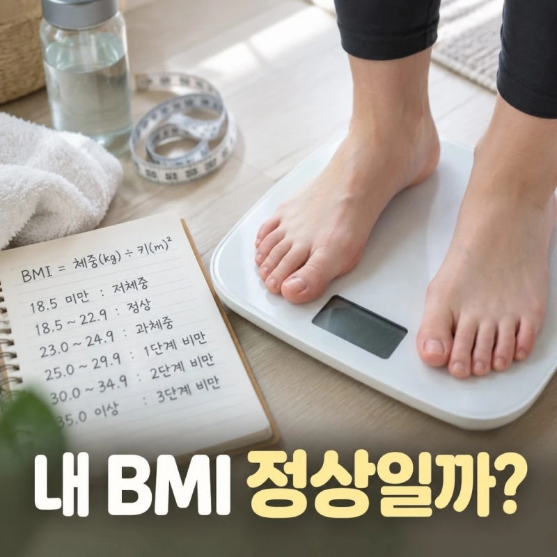 비만도계산기 BMI 공식과 비만 기준 총정리