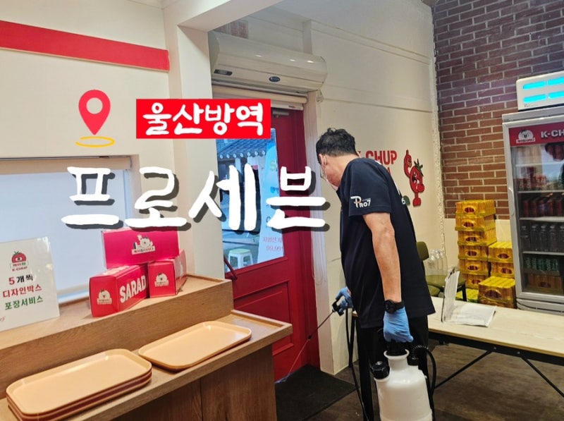 울산방역 프로세븐 집 안 해충,바퀴벌레 완벽 퇴치 솔루션