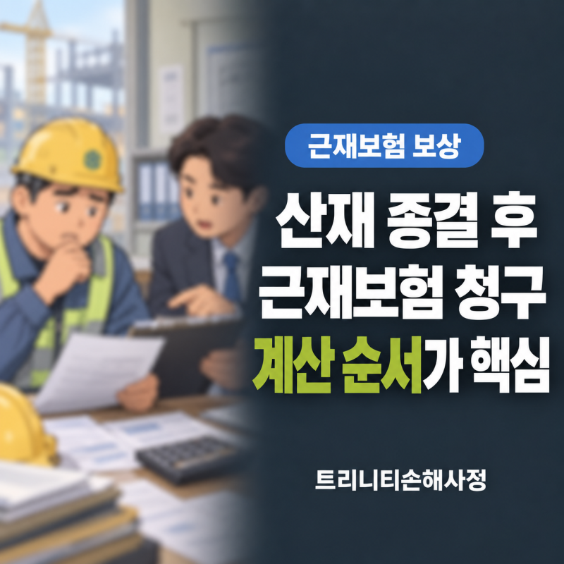 산재 종결 후 근재보험 청구 절차, 장해급여 공제와 과실상계 순서