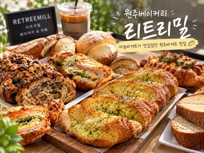 원주베이커리 리트리밀 | 마농바게트가 맛있었던 원주바게트 맛집