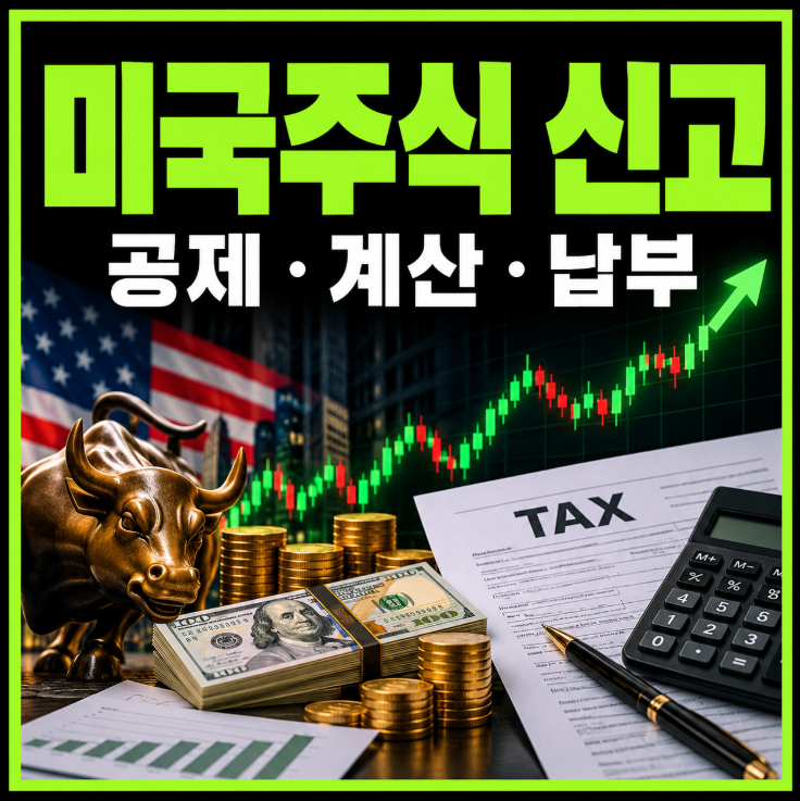 미국주식 세금 내는 방법 어떻게 납부할까? 공제부터 계산·신고까지