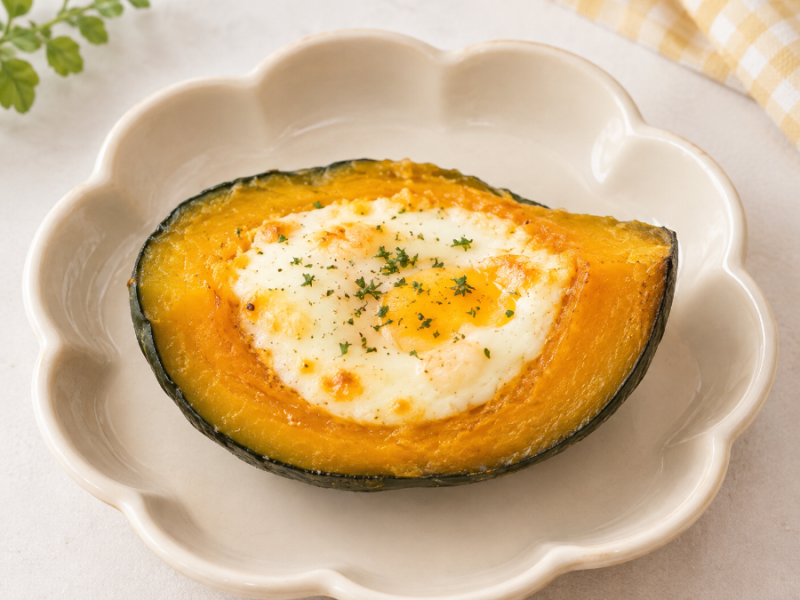 아기 아침식사 메뉴｜10개월·25개월 아기 함께 먹는 단호박 에그슬럿 만들기