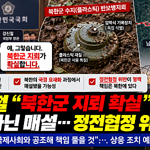 강신철 “북한군 지뢰 확실”…유실 아닌 매설, 정전협정 위반 명백
