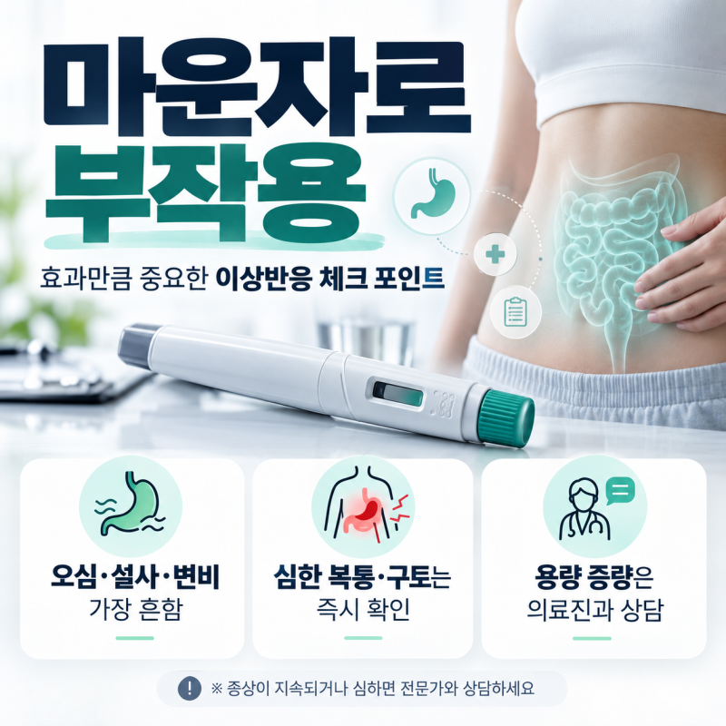 마운자로 부작용, 어디까지 알고 맞아야 할까?