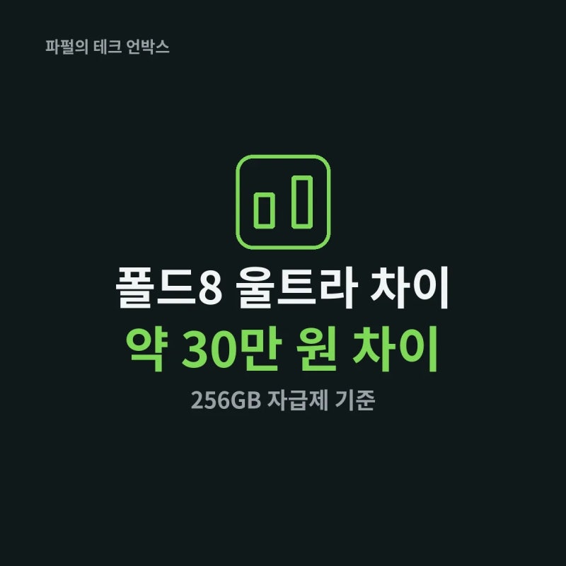 폴드8 울트라 차이, 가격·카메라·배터리 총정리