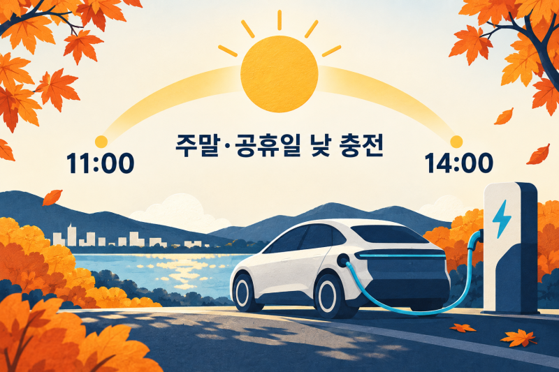 10월 전기차 충전요금 할인, 기후부 급속 주말 낮 40kWh면 최대 3,888원 절약