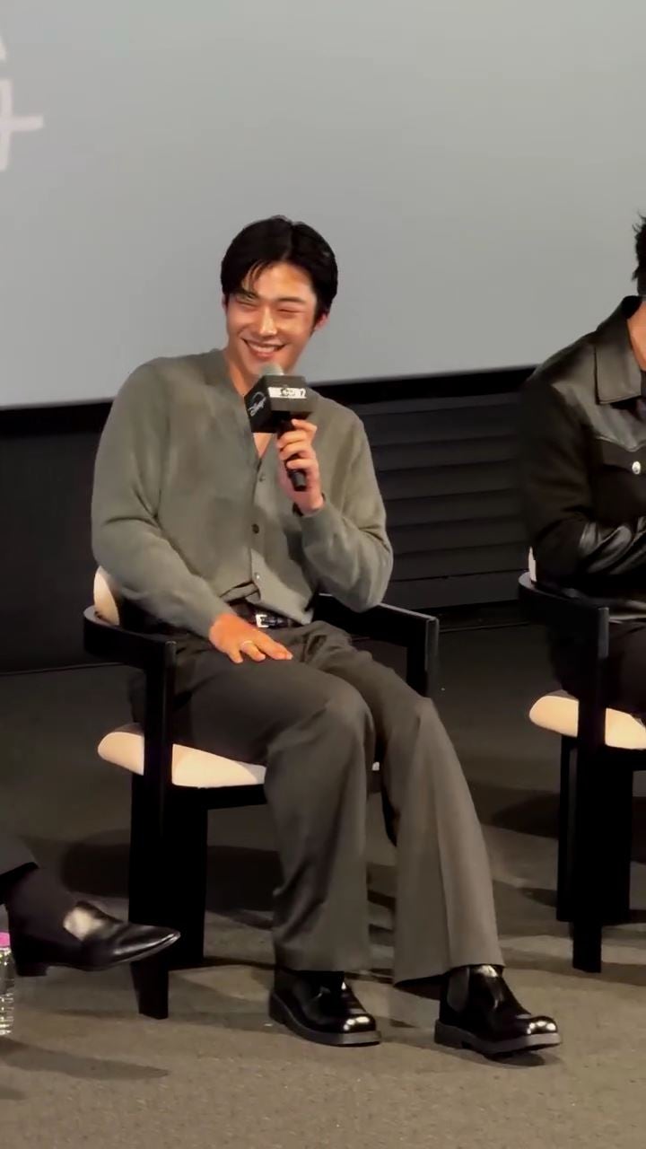 우도환 그레이 가디건 패션 메이드 인 코리아 시즌2 피날레 상영회 패션, #타임옴므 #TIME HOMME