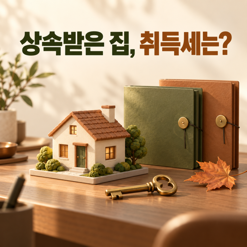 상속세는 없는데 취득세는 낸다고요? 세무법인 우진과 살펴볼 상속주택 체크포인트