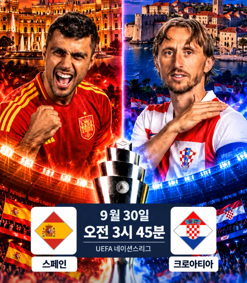스페인 vs 크로아티아 프리뷰 : 첫 경기 승리팀끼리 만났다, 중원이 승부처