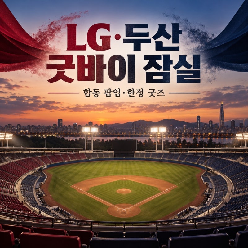 마지막 잠실야구장을 간직하는 방법 ⚾ LG·두산 ‘굿바이 잠실’ 팝업·한정 굿즈 총정리
