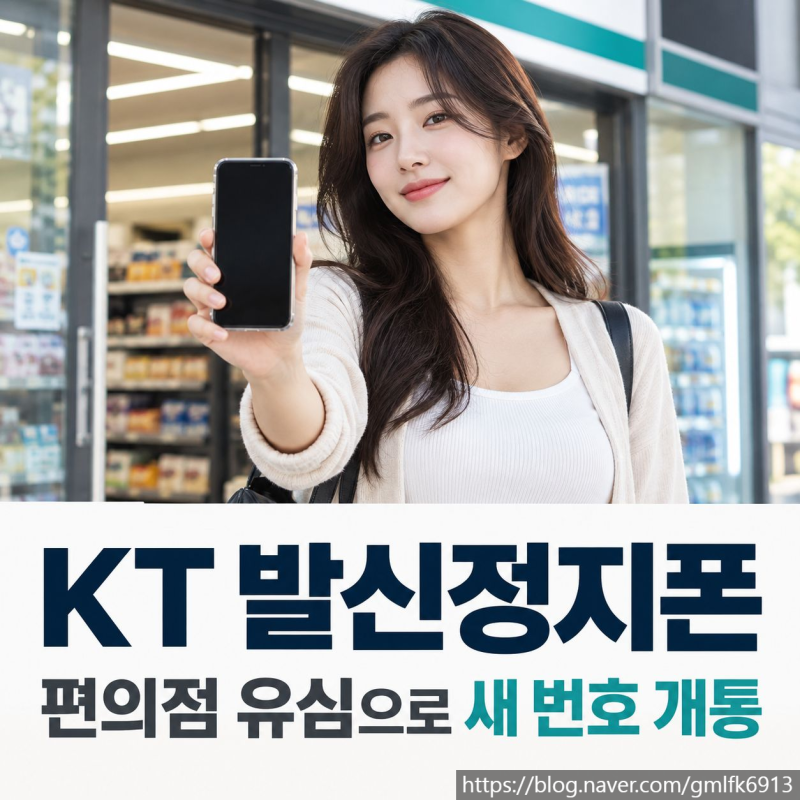 KT 발신정지폰 편의점 유심으로 해결하는 방법