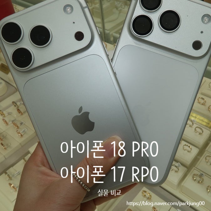 아이폰 18 PRO 실버 사전예약 256기가 실물 후기 / 아이폰 17 PRO 비교, 케이스티파이 클라우드 케....