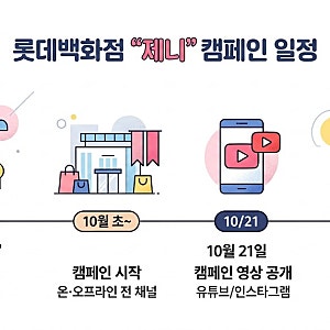 "제니" "롯데백화점" 앰배서더 발탁, 10년 만의 광고모델 캠페인 일정 총정리