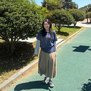 여자 레이어드 티셔츠 투인원 가능한 아비에무아 더블 레이어드 티셔츠
