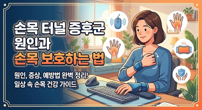 손목 터널 증후군 원인과 일상 속 손목 보호법